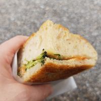 Broccoli carrot sandwich at Collective Bakery in Zurich
