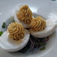 Cajun Deviled Eggs at Full Taste in Chamblee