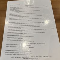 Menu  at Full Taste in Chamblee