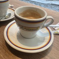 Cafe macchiato with oat milk  at Ditta Artigianale - Via dello Sprone in Florence