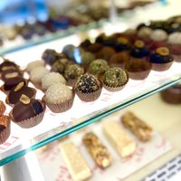 Raw vegan Rafaello, Ferrero, Snickers, Chocolate, Marzipan, Walnut matcha. at SweetLi by Lilit in Yerevan