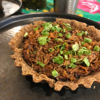 Mangará and manioc quiche  at Coité in Brasilia