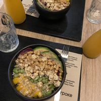 Vegan  tofu poke bowls   at Natur Poke - Palma in Mallorca