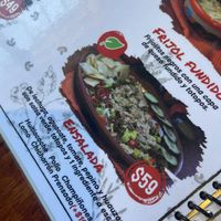 .  at El Huauzontle in Chihuahua