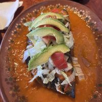 Taco papa bañado  at El Huauzontle in Chihuahua