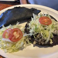 Taco papa y sopes  at El Huauzontle in Chihuahua