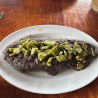 Tlacoyo  at El Huauzontle in Chihuahua