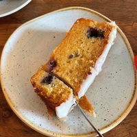 GF lemon & blueberry loaf   at Riverview Kitchen in Durham