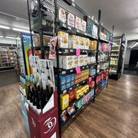 Crackers and wine  at Rory's Market in Dennis Port