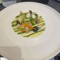 Vegan Chef’s choice-zucchini  at Casa Mele in Positano