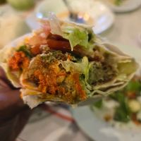 Falafel sandwich at Basha in Rio De Janeiro