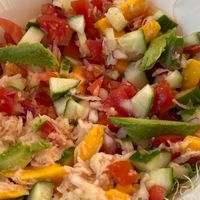 Ceviche jicama at La Selva de los Gatos in Oaxaca