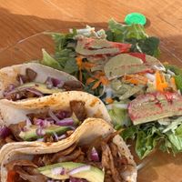 Mushroom Tacos  at La Selva de los Gatos in Oaxaca