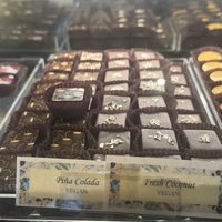 Pina colada & fresh coconut truffles  at Sweet Paradise Maui in Kihei