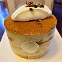 Vegan Soy Milk Mochi Tiramisu 純素豆乳麻糬提拉米蘇 👍 at The White Cake in Kowloon