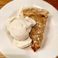 Apple pie and ice cream at Ipanema in Richmond