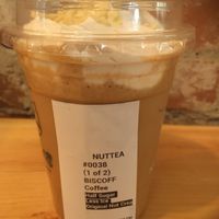 Biscoff coffee at NUTTEA in Edmonton