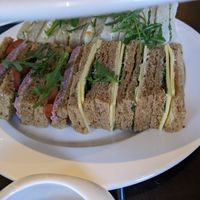 Vegan afternoon tea sandwiches at The Pentland in Edinburgh