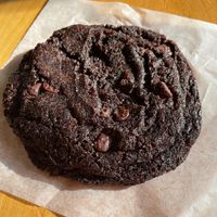 vegan mint-chocolate “thundermint” cookie  at Arizmendi Bakery and Pizzeria in Emeryville