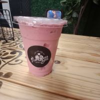 Pink Panther smoothie at Plant Based Boss in Hickory