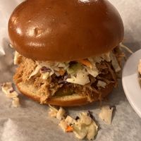 Uncle John’s barbecue   at Plant Based Boss in Hickory