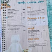 Menu (July 2023)  at Träumeria Son Moll & Lounge in Mallorca