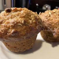 Banana walnut muffins  at Arizmendi Bakery and Pizzeria - 9th Ave in San Francisco