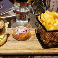 Beyond burger made vegan at James Long Gastro Pub in Dingle