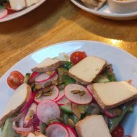 Tofu salad & hummus with pita at PF McCarthy's in Kenmare