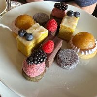 Dessert plate  at Tea at The Empress in Victoria