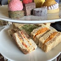 Desserts & sandwiches   at Tea at The Empress in Victoria