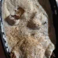 Vegan biscuits and gravy❣️ I hadn’t had biscuits and gravy for 3 years😭 at Harrison Street Cafe in Richmond