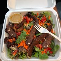 Tempeh salad  at Harrison Street Cafe in Richmond