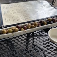 Warm olives  at Tapateria in Colorado Springs