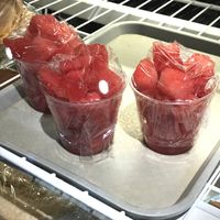 watermelon cups  at Taylor Books in Charleston