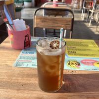Lychee iced tea   at Cantina Mexicana in 