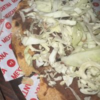 Vegan cabbage pizza 🍕   at Cantina Mexicana in 