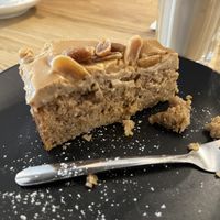 Erdnusskuchen  at Café August in Freiburg