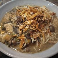 Mushroom ramen at Professor and the Pigeon in Healesville