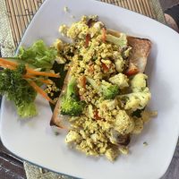 tofu scramble  at Tasty Vegan in Seminyak