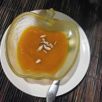 Pumpkin Soup at Tasty Vegan in Seminyak