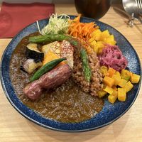 Veggie curry   at Chabuya Curry Tenjin ちゃぶや in Fukuoka