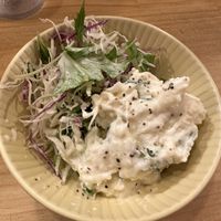 Vegan potato salad  at Chabuya Curry Tenjin ちゃぶや in Fukuoka