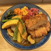 Vegan Tonkatsu curry  at Chabuya Curry Tenjin ちゃぶや in Fukuoka