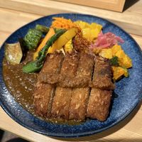 "Vegan cutlets spice curry”  at Chabuya Curry Tenjin ちゃぶや in Fukuoka