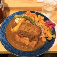 vegan katsu curry  at Chabuya Curry Tenjin ちゃぶや in Fukuoka
