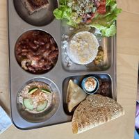 L’assiette indienne. Was the best choice so far   at Le Shanti in Dijon