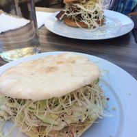 Falafel in Pita
"Steack" Burger at Le Shanti in Dijon