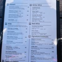 Menu 3  at Vibrissa Beer in Front Royal