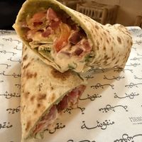 Vegan falafel   at Manousheh in New York City